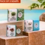 Combo Pack of 3 Handmade Soaps (100gm