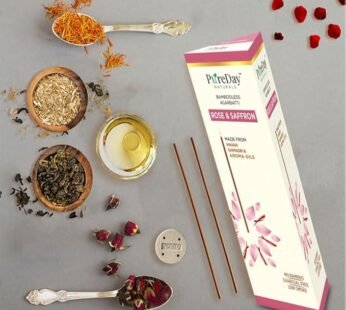 PureDay Bambooless Agarbatti (Four Fragrances- Sandalwood | Jasmine | Rose & Saffron | Sambrani)