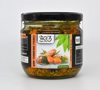 Raw Turmeric Pickle 200gm from We 3 Farms